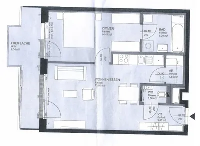 2-Zimmer-Wohnung mieten in Wien – 51 m², € 1.120 – Bild 27 von 27