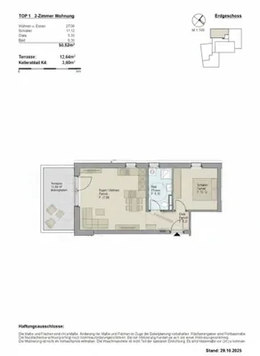 2-Zimmer-Wohnung kaufen in Innsbruck-Land – 50,52 m², € 353.388 – Bild 5 von 6