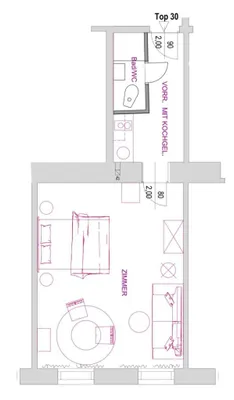 1-Zimmer-Wohnung kaufen in Wien – 35 m², € 159.000 – Bild 5 von 6