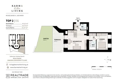 2-Zimmer-Wohnung kaufen in Wien – 47,51 m², € 355.000 – Bild 10 von 10