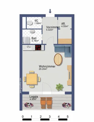 1-Zimmer-Wohnung kaufen in Mödling – 53,5 m², € 179.000 – Bild 23 von 23