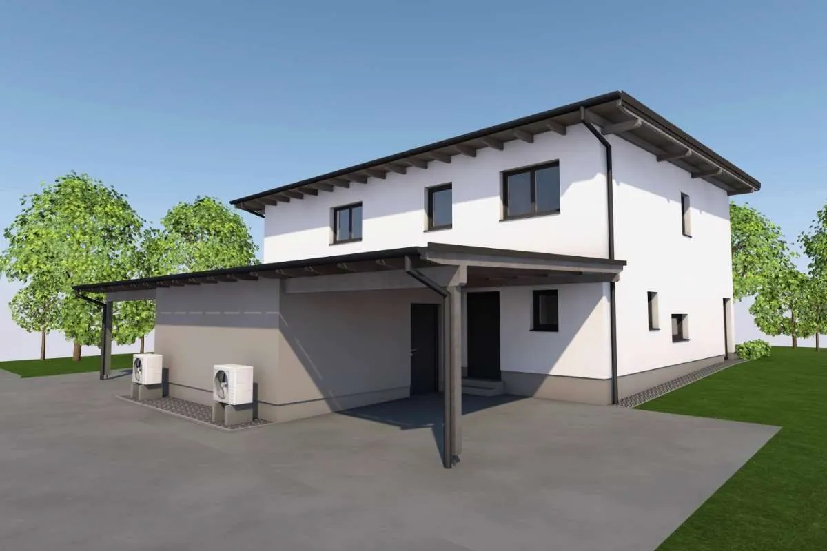 Schlüsselfertige Doppelhäuser inkl. Carport, Lager u. Terrassenüberdachung - Ansicht 3