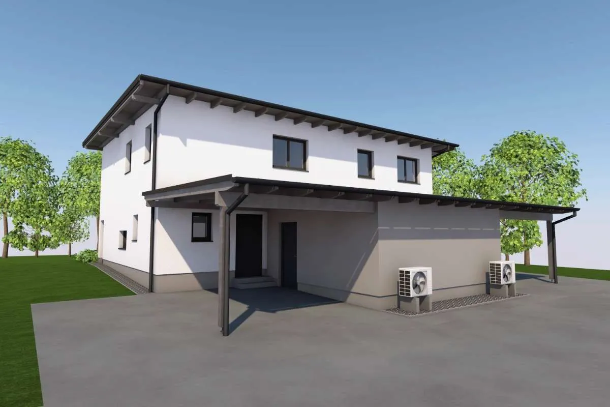 Schlüsselfertige Doppelhäuser inkl. Carport, Lager u. Terrassenüberdachung - Ansicht 2