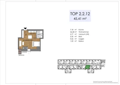 2-Zimmer-Wohnung kaufen in Bruck an der Leitha – 57,08 m², € 233.458 – Bild 41 von 46