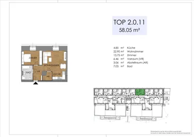 2-Zimmer-Wohnung kaufen in Bruck an der Leitha – 57,08 m², € 233.458 – Bild 16 von 46