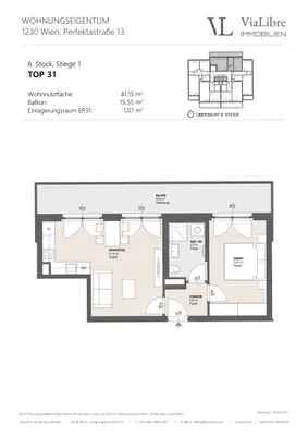2-Zimmer-Wohnung kaufen in Wien – 41,15 m², € 212.000 – Bild 13 von 14