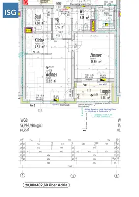 1-Zimmer-Wohnung mieten in Ried im Innkreis – 61 m², € 606 – Bild 2 von 2