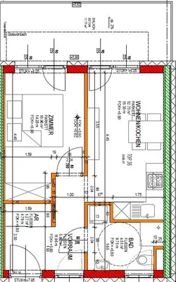 2-Zimmer-Wohnung mieten in Klagenfurt – 35,33 m², € 626 – Bild 13 von 13