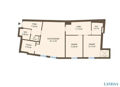 3-Zimmer-Gewerbeimmobilie mieten in Korneuburg – 94 m², € 1.101 – Bild 10 von 10