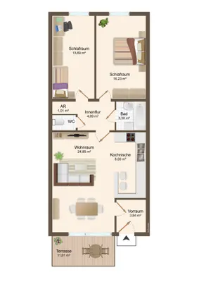 3-Zimmer-Wohnung kaufen in Gmunden – 77 m², € 269.000 – Bild 17 von 17