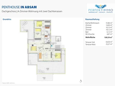 4-Zimmer-Wohnung kaufen in Innsbruck-Land – 109,59 m² – Bild 3 von 3