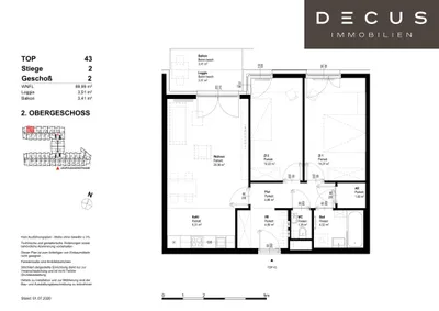 3-Zimmer-Wohnung mieten in Wien – 69,99 m², € 1.152 – Bild 23 von 23
