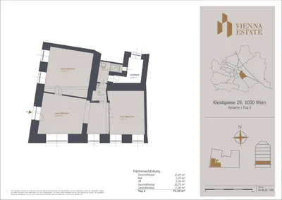 3-Zimmer-Gewerbeimmobilie kaufen in Wien – 71 m², € 236.500 – Bild 7 von 7