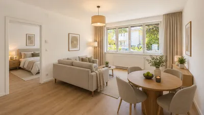 1130 Wien - Roter Berg| Renovierte und ruhige 3-Zimmer-WOHNUNG 88 m² | Großer Allgemeingarten | Top Lage – Bild 2
