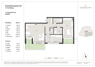 2-Zimmer-Wohnung kaufen in Wien – 89,29 m², € 769.000 – Bild 16 von 16