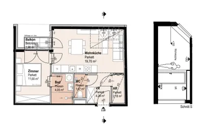 2-Zimmer-Wohnung kaufen in Wien – 42,89 m², € 352.600 – Bild 14 von 14