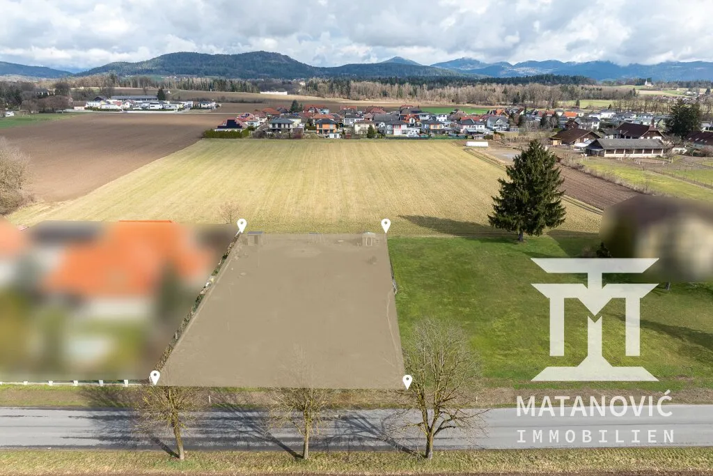 Traumhaftes Grundstück am Stadtrand von Klagenfurt - Ihre Chance für ein neues Zuhause oder ein attraktives Investment. - Widok 2