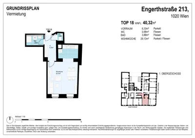 1-Zimmer-Wohnung mieten in Wien – 40 m², € 865 – Bild 7 von 7