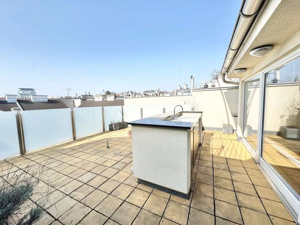 LAIMGRUBENGASSE | EXKLUSIVE DACHTERRASSENWOHNUNG | TRAUMHAFTER 360° WIEN-BLICK | 4 ZIMMER | NÄHE NASCHMARKT - Widok 3