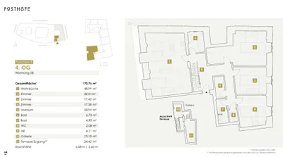 4-Zimmer-Wohnung mieten in Wien – 170,76 m², € 6.350 – Bild 9 von 9