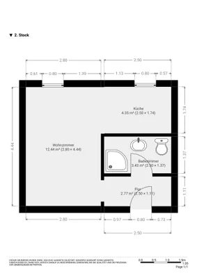 1-Zimmer-Wohnung kaufen in Graz – 23 m², € 85.000 – Bild 5 von 5