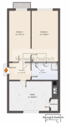 2-Zimmer-Wohnung kaufen in Graz – 55,6 m², € 153.000 – Bild 15 von 15