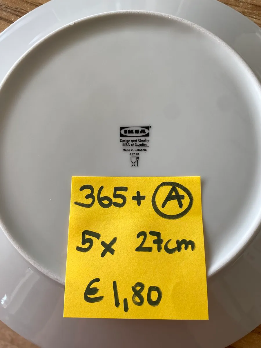 Ikea 365+ Teller, € 1,80 (3652 Leiben)