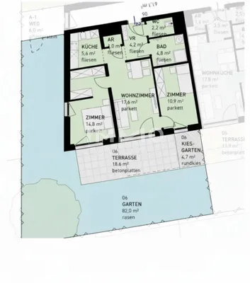 3-Zimmer-Wohnung kaufen in Wien – 61,1 m², € 449.500 – Bild 9 von 9