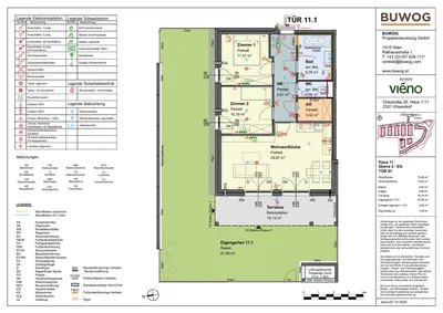 3-Zimmer-Wohnung mieten in Mödling – 73,25 m², € 1.582 – Bild 2 von 24