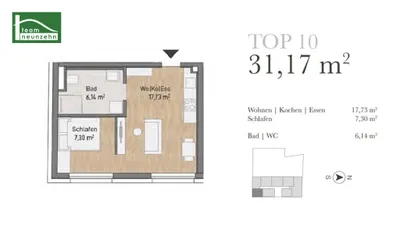 Immobilie kaufen in Graz – 31,17 m², € 157.097 – Bild 8 von 8