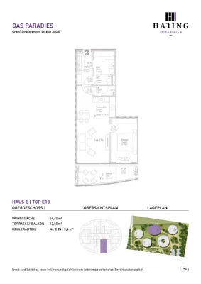 2-Zimmer-Wohnung mieten in Graz – 54,4 m², € 781 – Bild 4 von 4