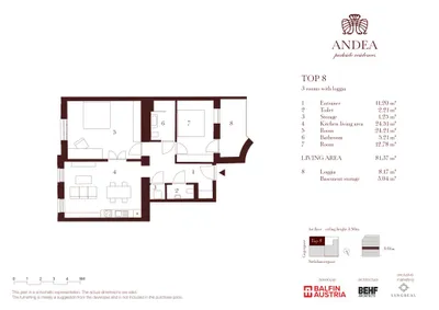 3-Zimmer-Wohnung kaufen in Wien – 81,37 m², € 1.049.000 – Bild 10 von 10