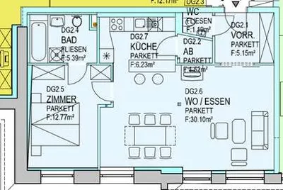 2-Zimmer-Wohnung mieten in Graz – 62,35 m², € 1.093 – Bild 11 von 11