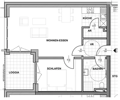 2-Zimmer-Wohnung mieten in Linz Land – 58,64 m², € 1.134 – Bild 17 von 25