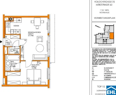 2-Zimmer-Wohnung mieten in Wien – 44,76 m², € 890 – Bild 17 von 17