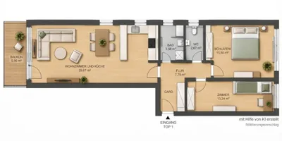 Wohnung mieten in Salzburg Stadt – 72 m², € 1.483 – Bild 14 von 14