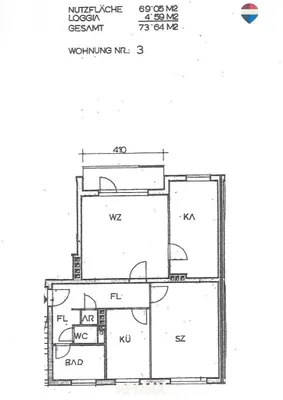 3-Zimmer-Wohnung kaufen in Steyr-Land – 69,22 m², € 155.000 – Bild 10 von 10