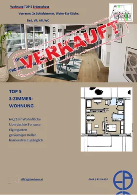 2-Zimmer-Wohnung kaufen in Wolfsberg – 48 m², € 215.865 – Bild 8 von 13