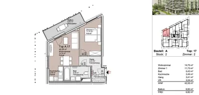 2-Zimmer-Wohnung mieten in Wien – 40,93 m², € 949 – Bild 10 von 10