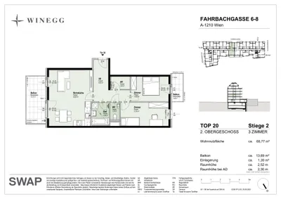 3-Zimmer-Wohnung kaufen in Wien – 68,77 m², € 495.600 – Bild 26 von 26