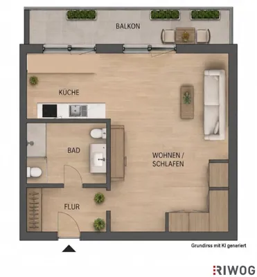 1-Zimmer-Wohnung kaufen in Baden – 28 m², € 149.000 – Bild 15 von 15