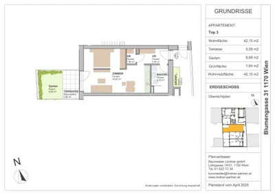 1-Zimmer-Immobilie kaufen in Wien – 42,15 m², € 305.448 – Bild 15 von 15