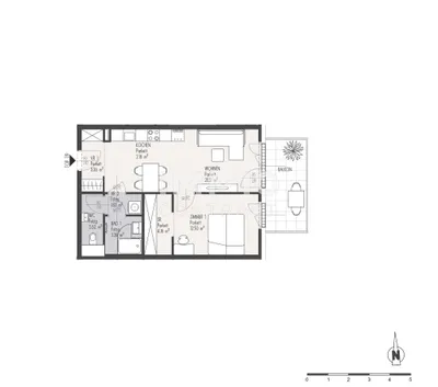 2-Zimmer-Wohnung kaufen in Wien – 51,11 m², € 374.000 – Bild 8 von 8