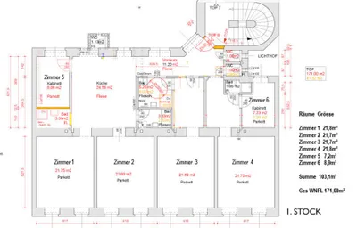 6-Zimmer-Wohnung mieten in Wien – 171 m², € 3.490 – Bild 18 von 18