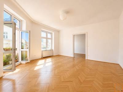 4 Zimmer Altbauwohnung im 3. Liftstock mit kleinem Eckbalkon - direkt beim Belvedere – Bild 3