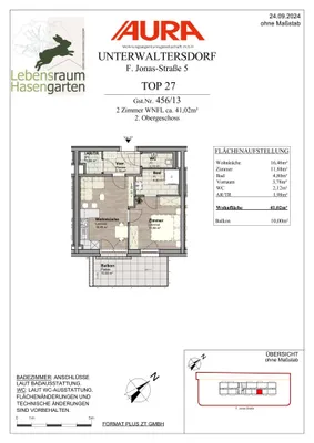 2-Zimmer-Wohnung kaufen in Baden – 41 m², € 189.900 – Bild 11 von 12