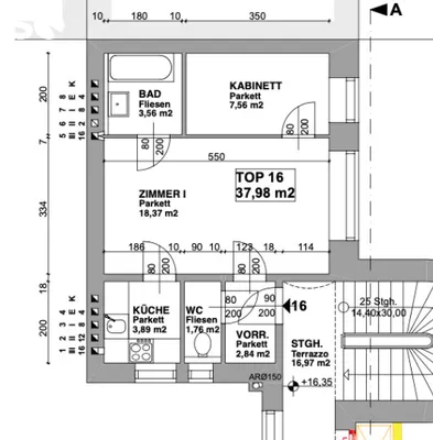 1-Zimmer-Wohnung kaufen in Wien – 37,17 m², € 139.000 – Bild 6 von 6