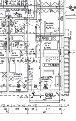 3-Zimmer-Wohnung mieten in Melk – 73,06 m², € 653 – Bild 2 von 9