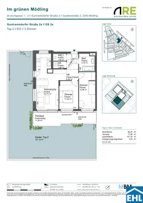 3-Zimmer-Wohnung kaufen in Mödling – 67,75 m², € 475.000 – Bild 9 von 9