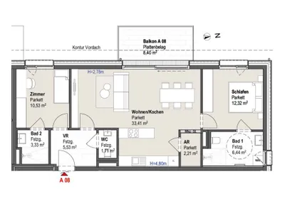 3-Zimmer-Wohnung mieten in Zell am See – 75,5 m², € 1.460 – Bild 15 von 15